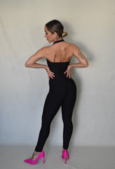 Taille L uniquement - Combinaison fleurs et rayures