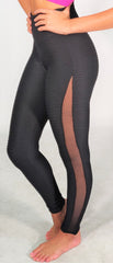 Size S - Black Transparency VIP Brocade Legging