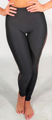 Size S - Black Transparency VIP Brocade Legging