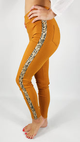 Mustard jean jegging