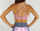 Only XS/S - Super push up pale pink sportive bra