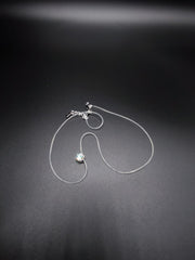 Invisible Necklace with real Swarovski® Crystal