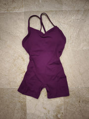 Only size S/M - Purple short Jumpsuit