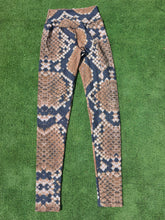 Only S/M - Brown and black snaky Legging