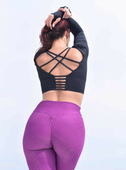 Pink & Black VIP Brocade Legging