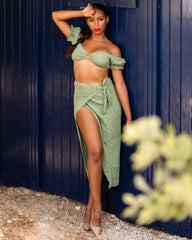 Bahamas Green Set (Top+Skirt)