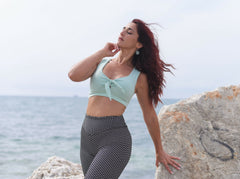 Only XS/S - Black & White VIP brocade Legging