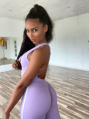 Talla M - Mono Deportivo Lila