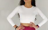 White Long Sleeve Top