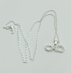 Love silver necklace β sterling silver 925