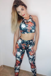 Only M - Flowered padded Top