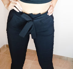 Black dressy jegging