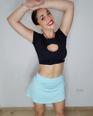 Light turquoise skirt