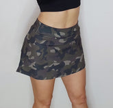 Camo green skirt