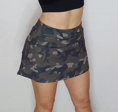 Camo green skirt