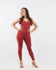 Sizes S and M - Bordeaux fit Jumpsuit