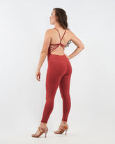 Sizes XS to L - Bordeaux fit Jumpsuit
