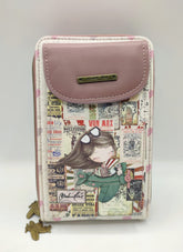 Traveling wristlet bag