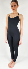 Only size M - Basic Stripes Black Jumpsuit