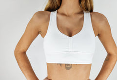 Top de manga larga blanco
