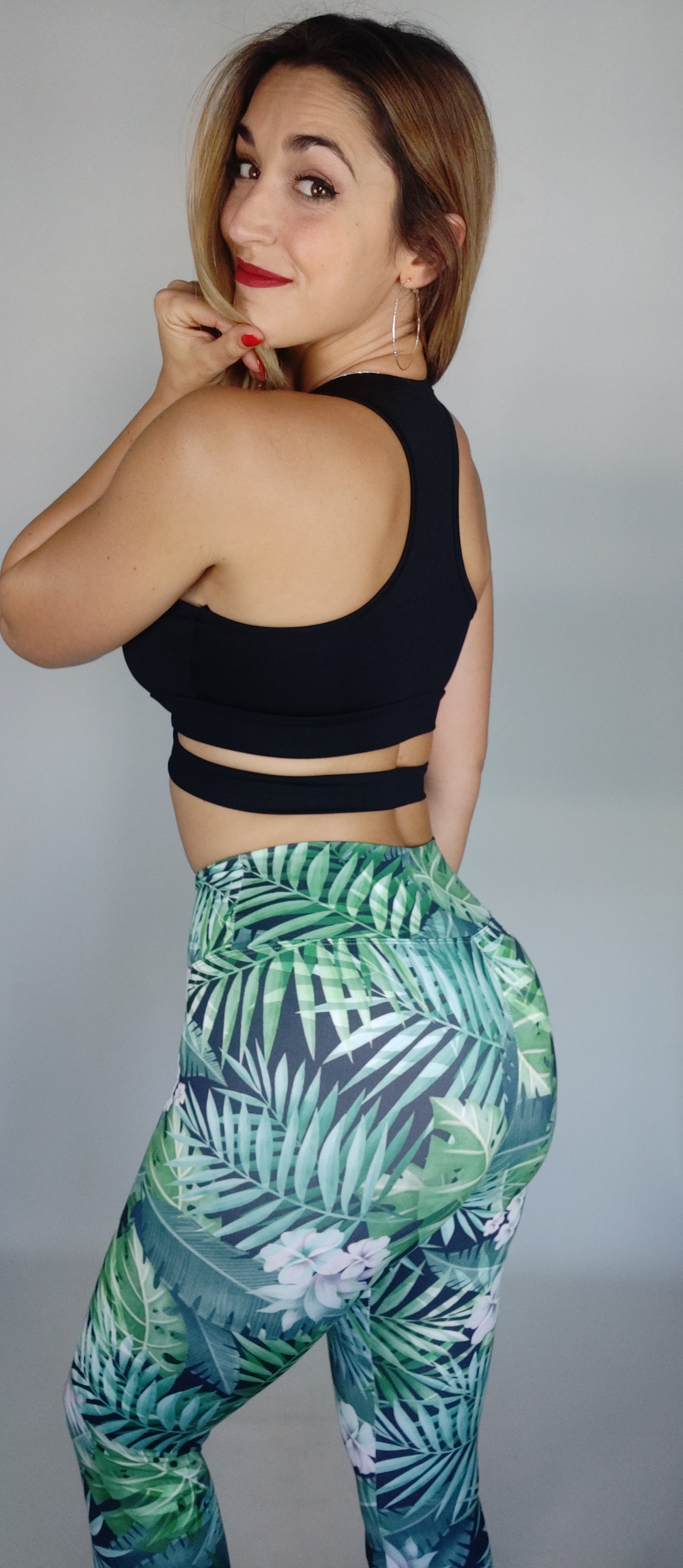 Black Crossed Top