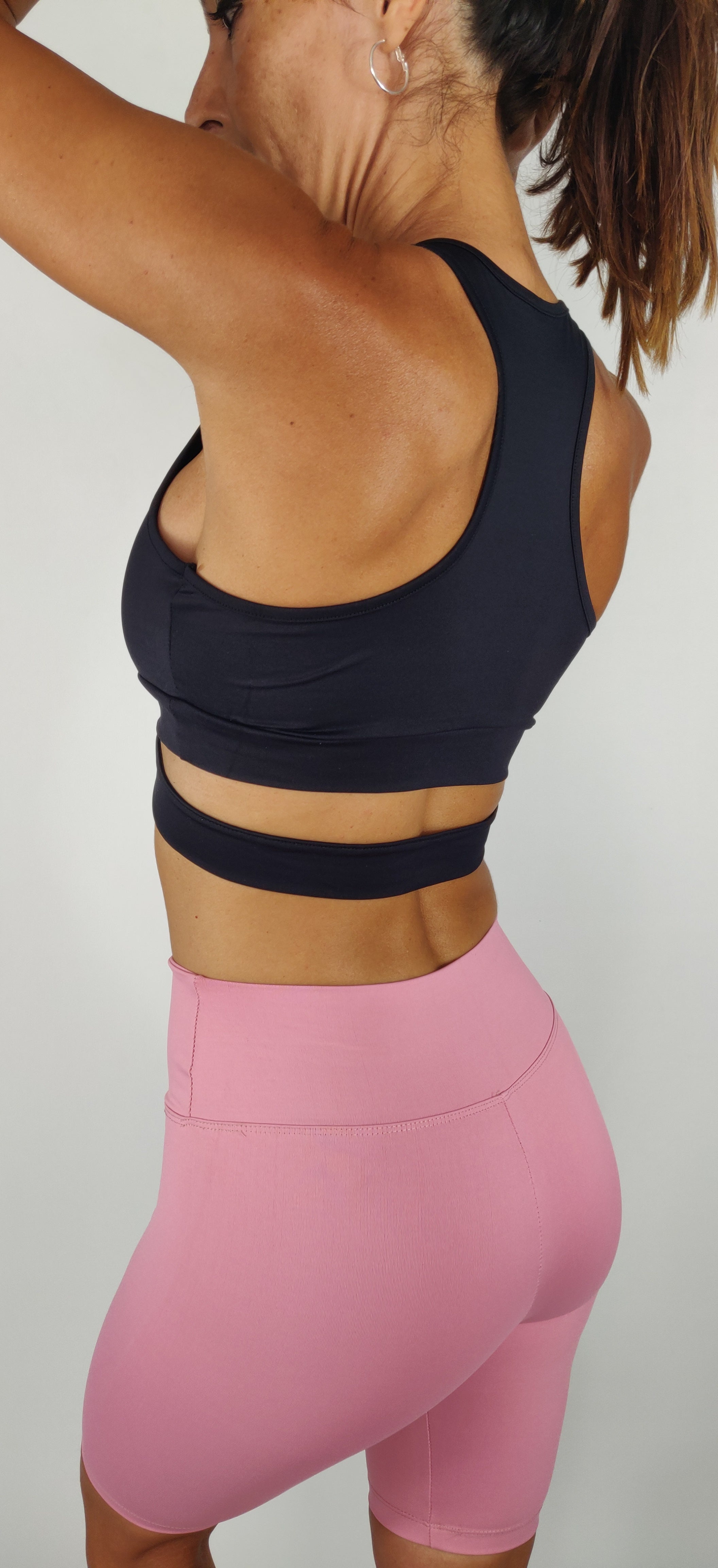 Black Crossed Top