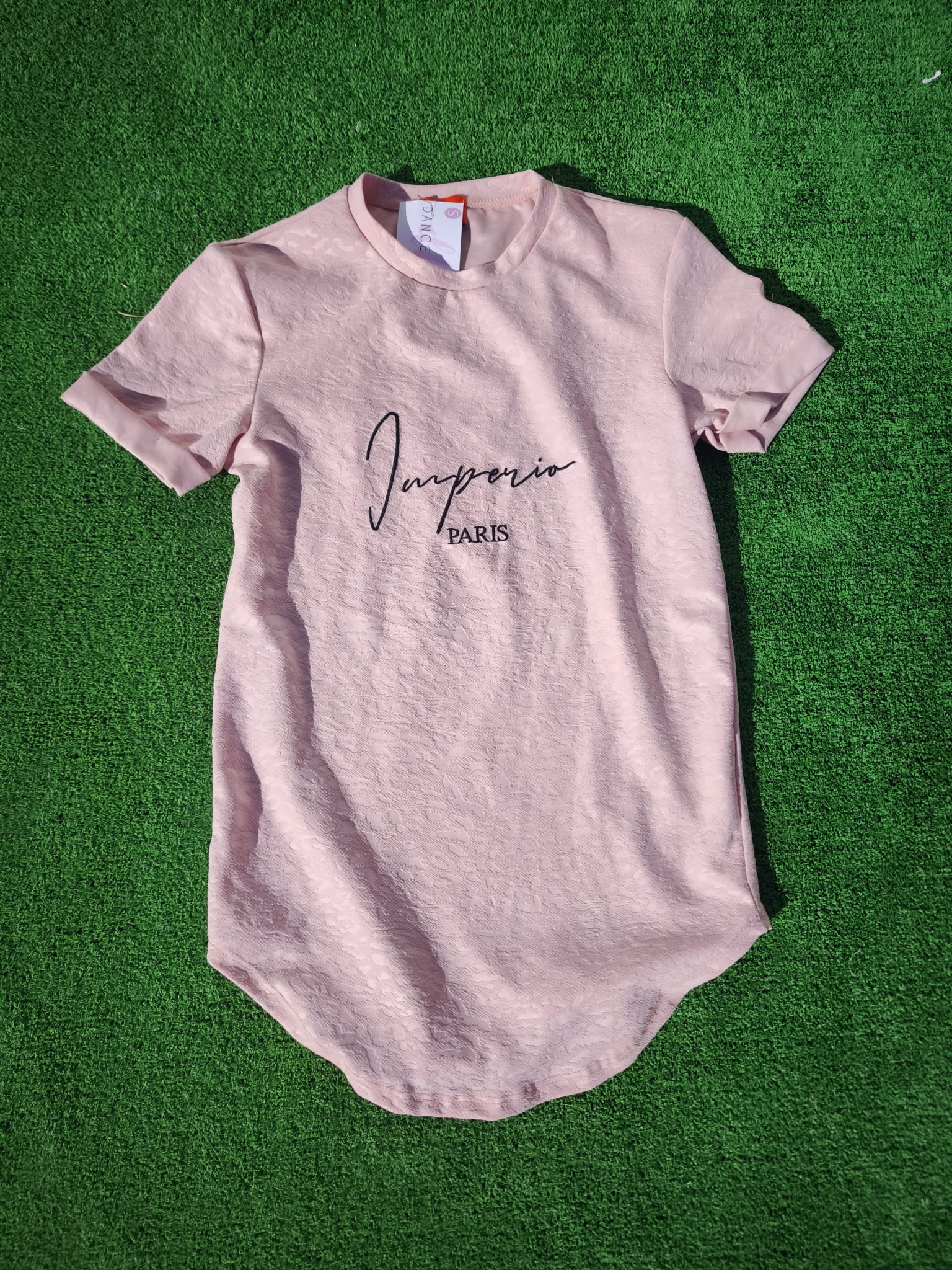Paris extra quality special large light pink T-shirt