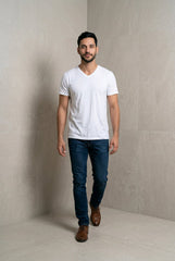 White cotton t-shirt