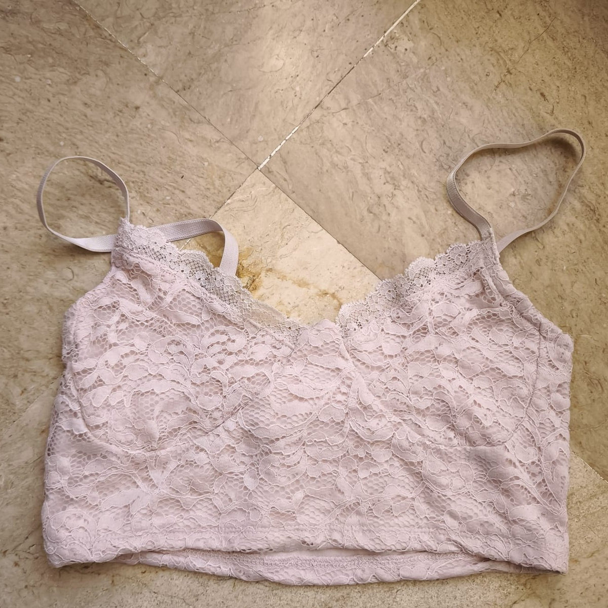 Pale Pink Top Bralette