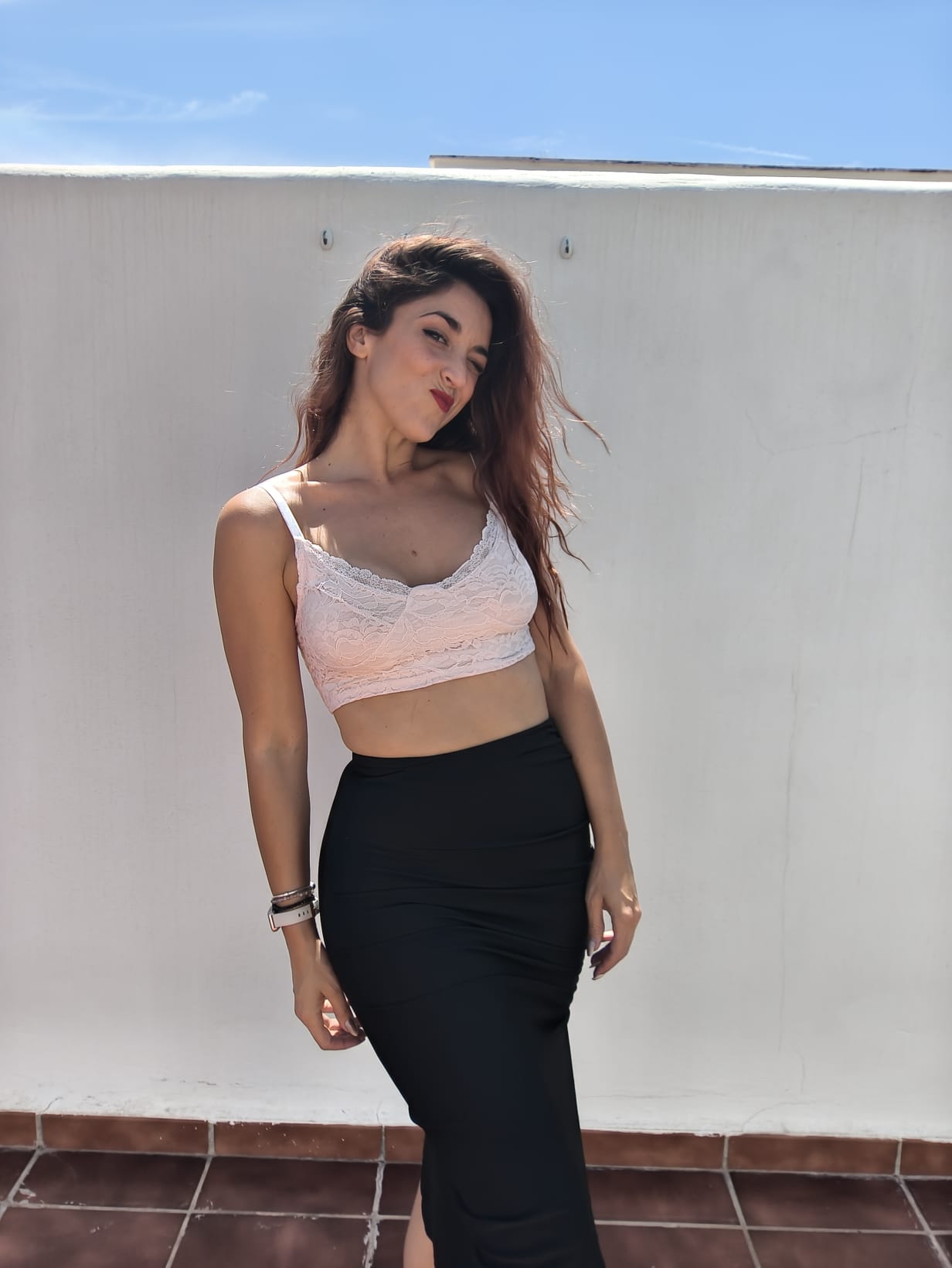 Pale Pink Top Bralette