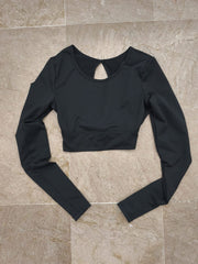 Cute Black long sleeve top