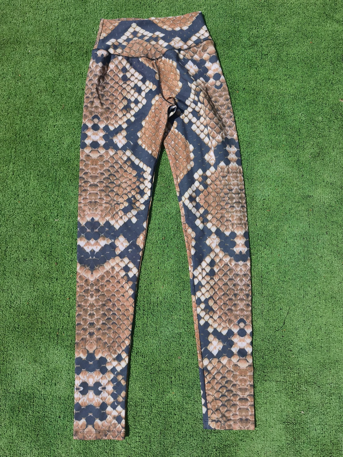 Only S/M - Brown and black snaky Legging