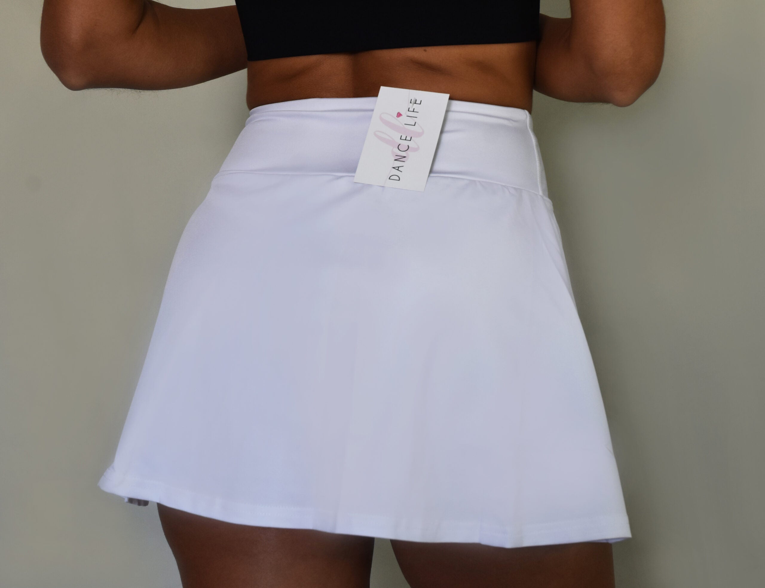White open skirt