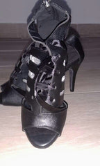 Size 37 - Black & Transparency short boots
