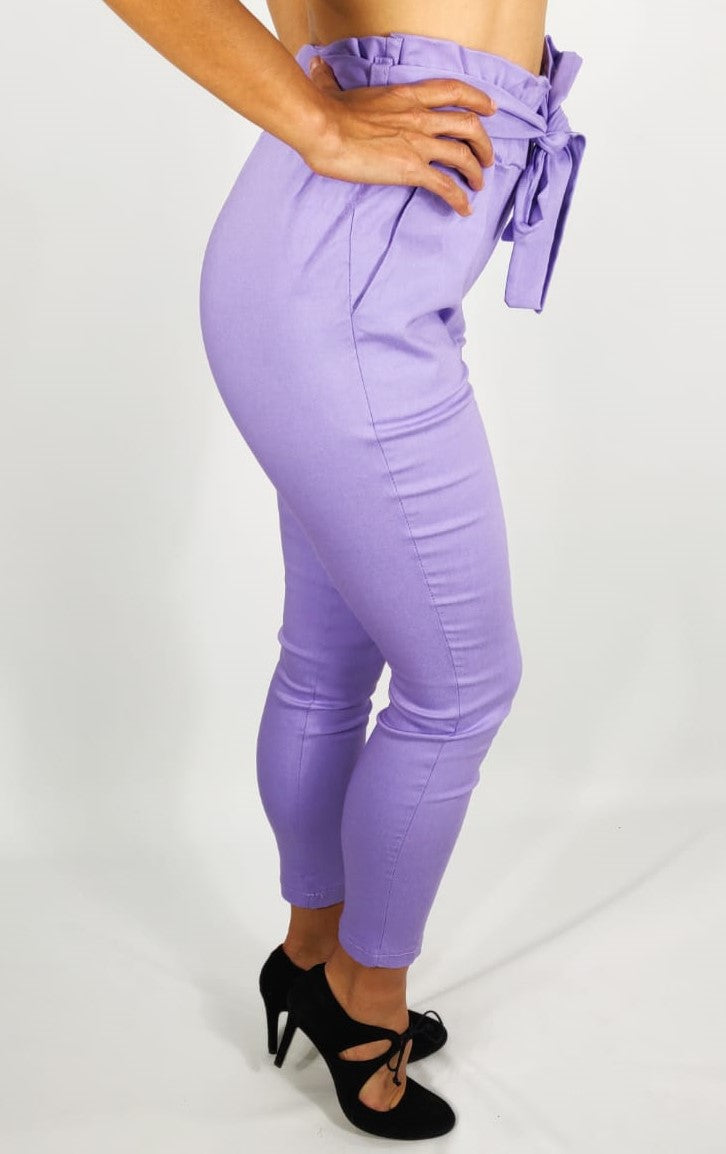 Jegging habillé violet