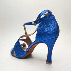 Talla 38-39 - Zapato azul brillante